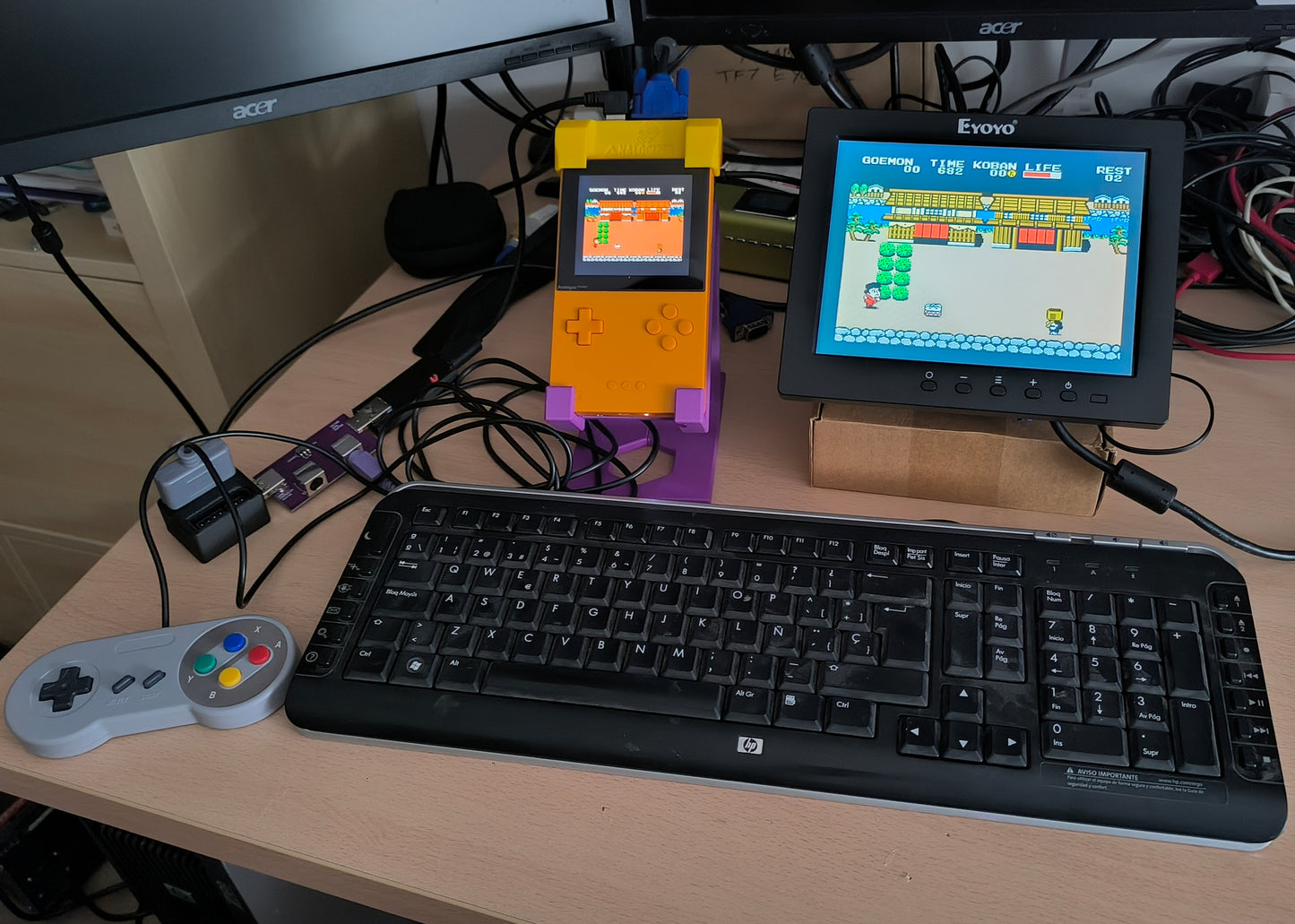 Analogizer-FPGA PS/2 SNAC adapter + SNAC Passthrough