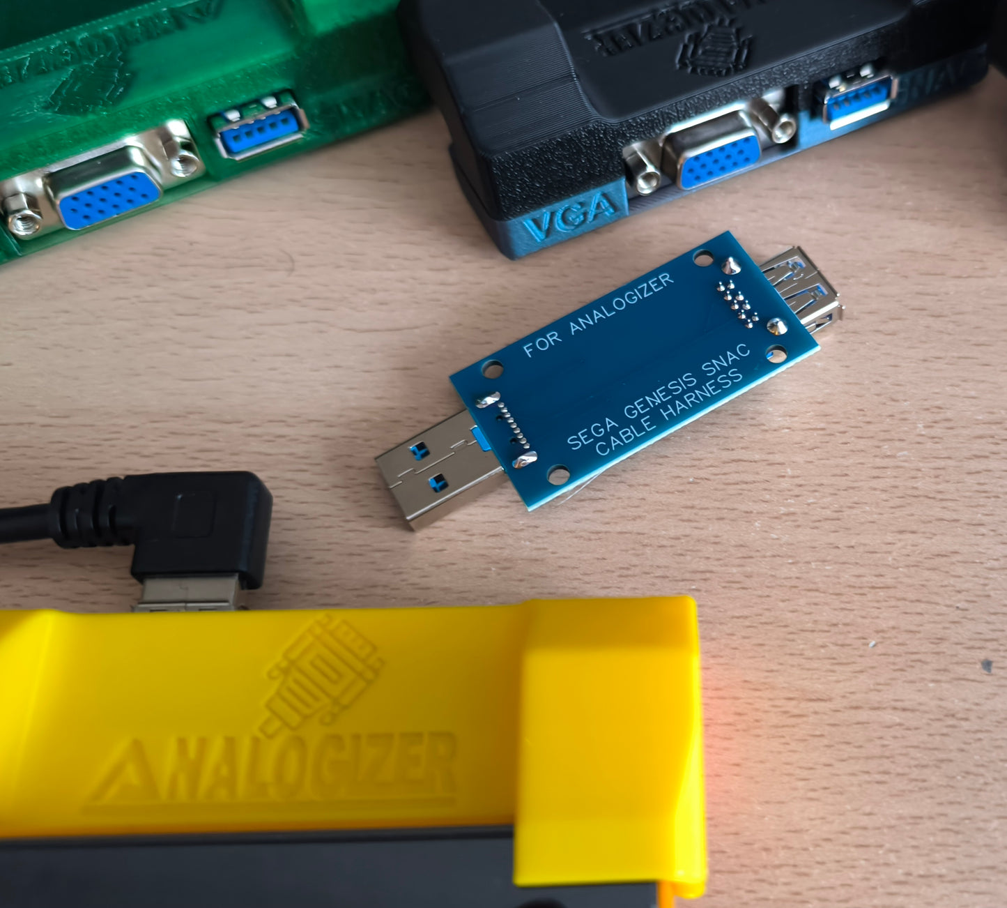 Analogizer-FPGA Cable harness for SEGA Genesis game controllers (3 & 6 buttons)