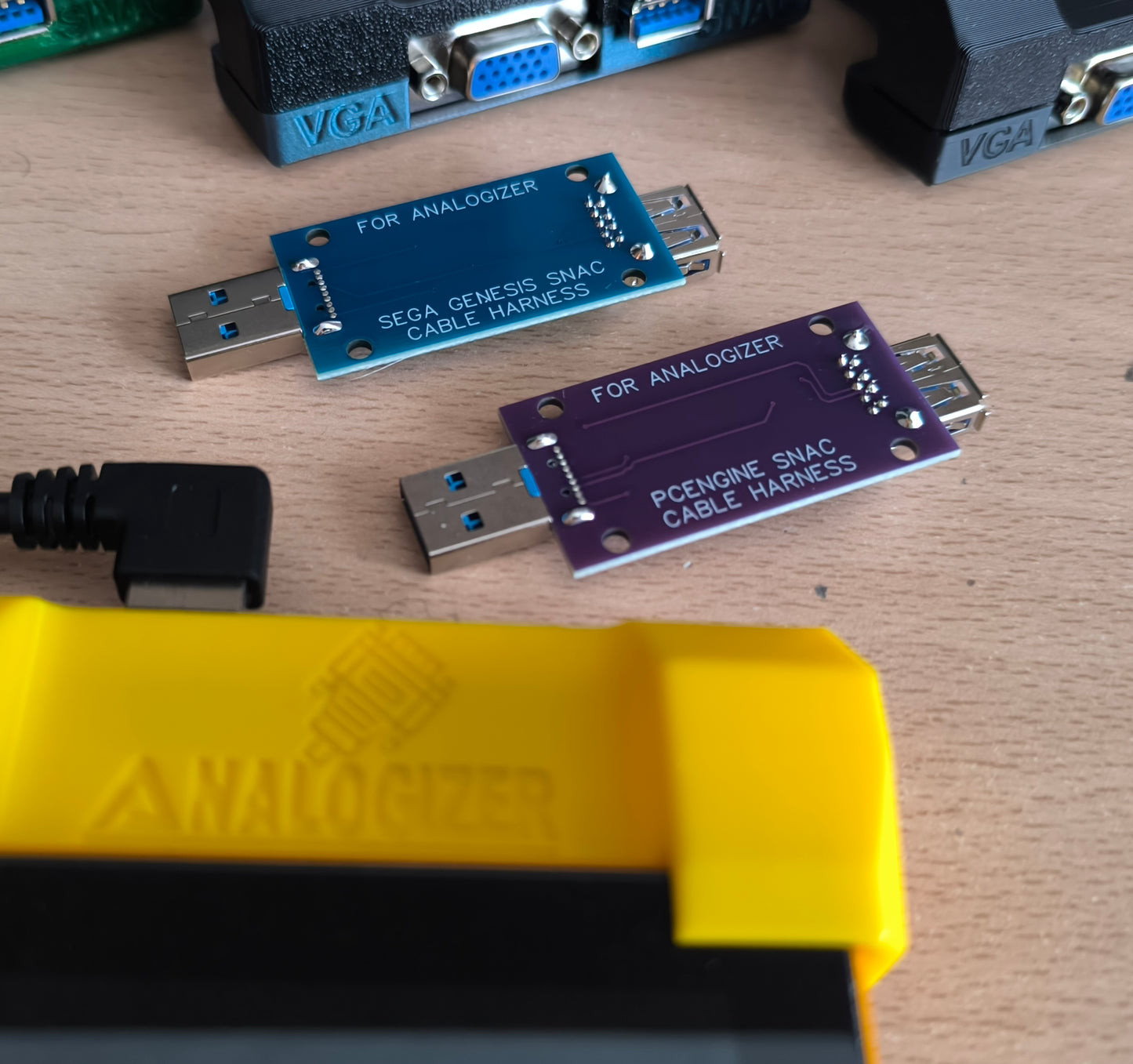 Analogizer-FPGA Cable harness for SEGA Genesis game controllers (3 & 6 buttons)