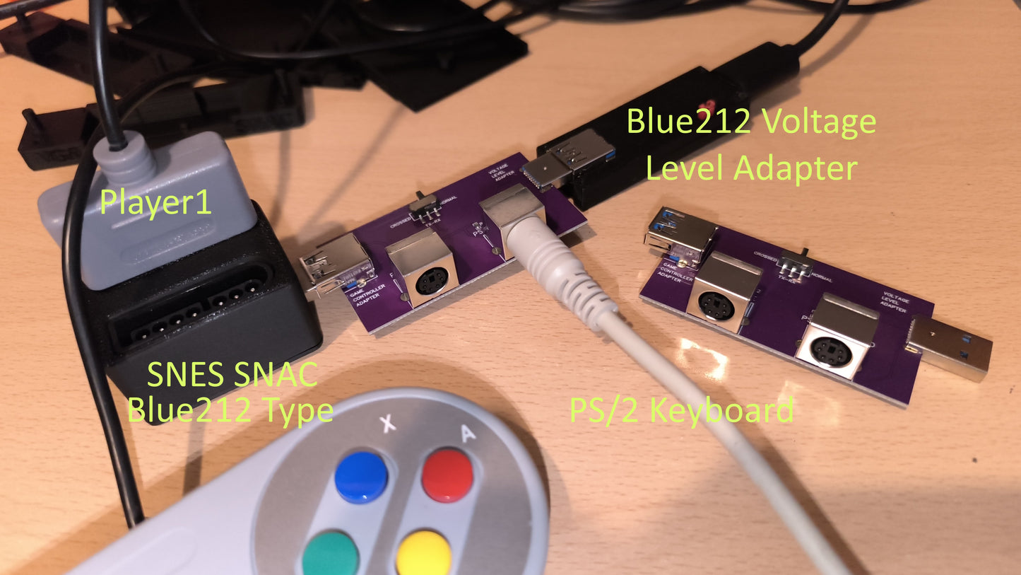 Analogizer-FPGA PS/2 SNAC adapter + SNAC Passthrough